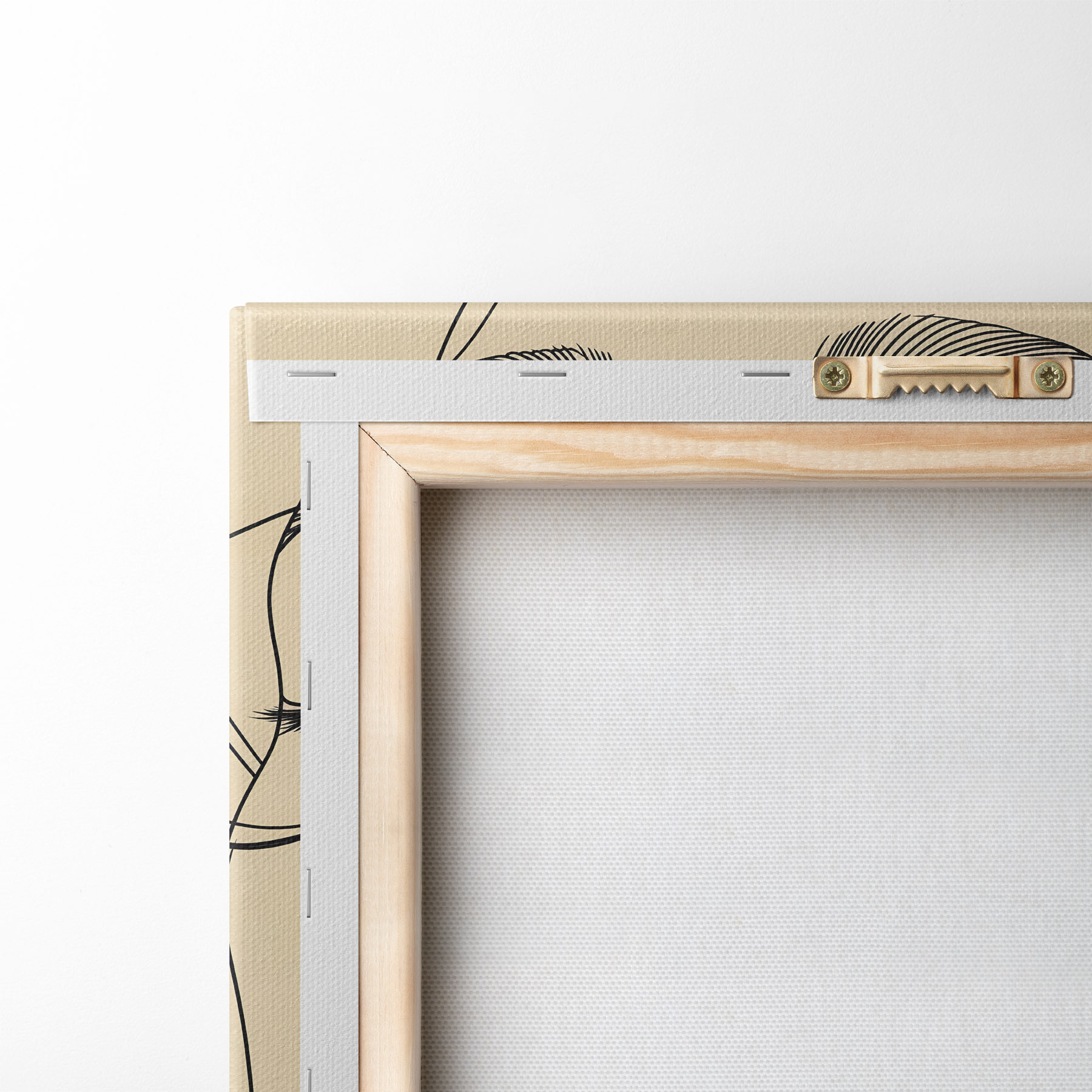 wall murals Linear Portrait of a Woman s51145