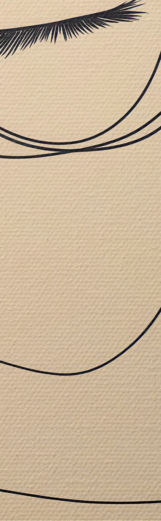 wall murals Linear Portrait of a Woman s51145