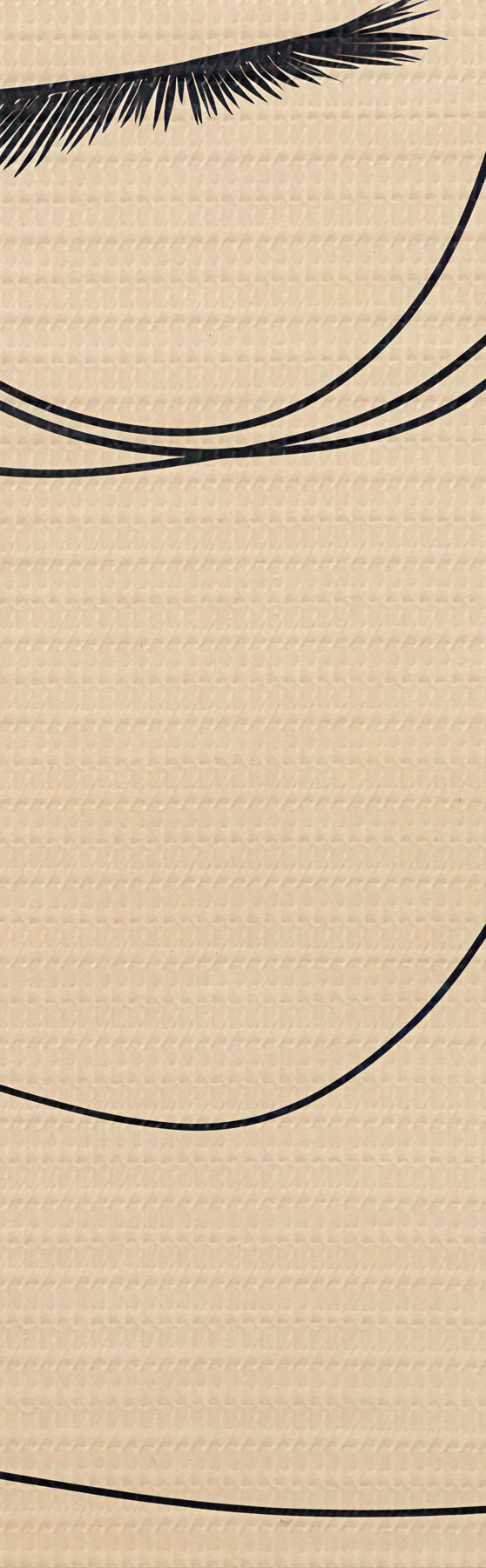 wall murals Linear Portrait of a Woman s51145