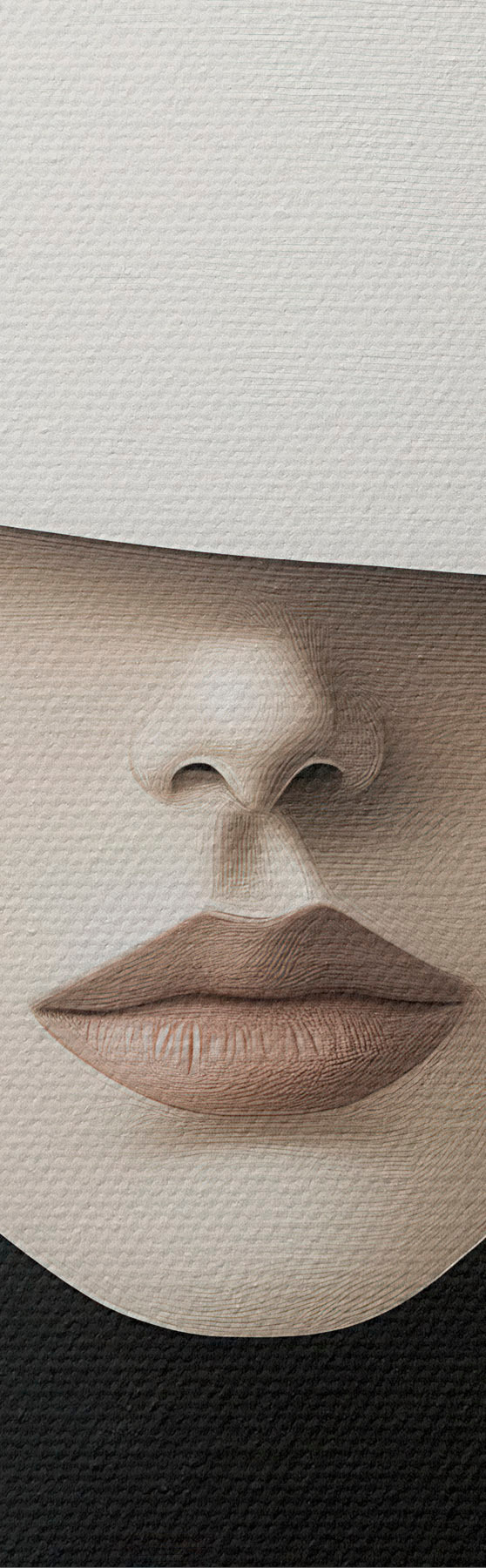 wall murals Woman in a White Hat s51146