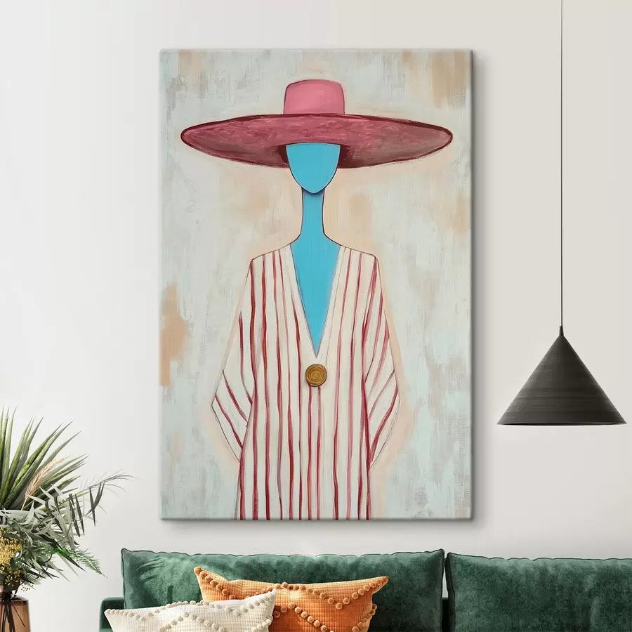 wall murals Painting Featuring an Abstract Female Figure s51152