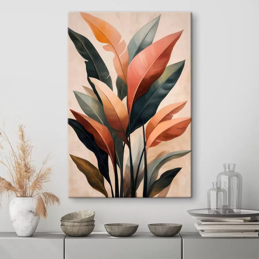 wall murals Abstract Leaves s51156