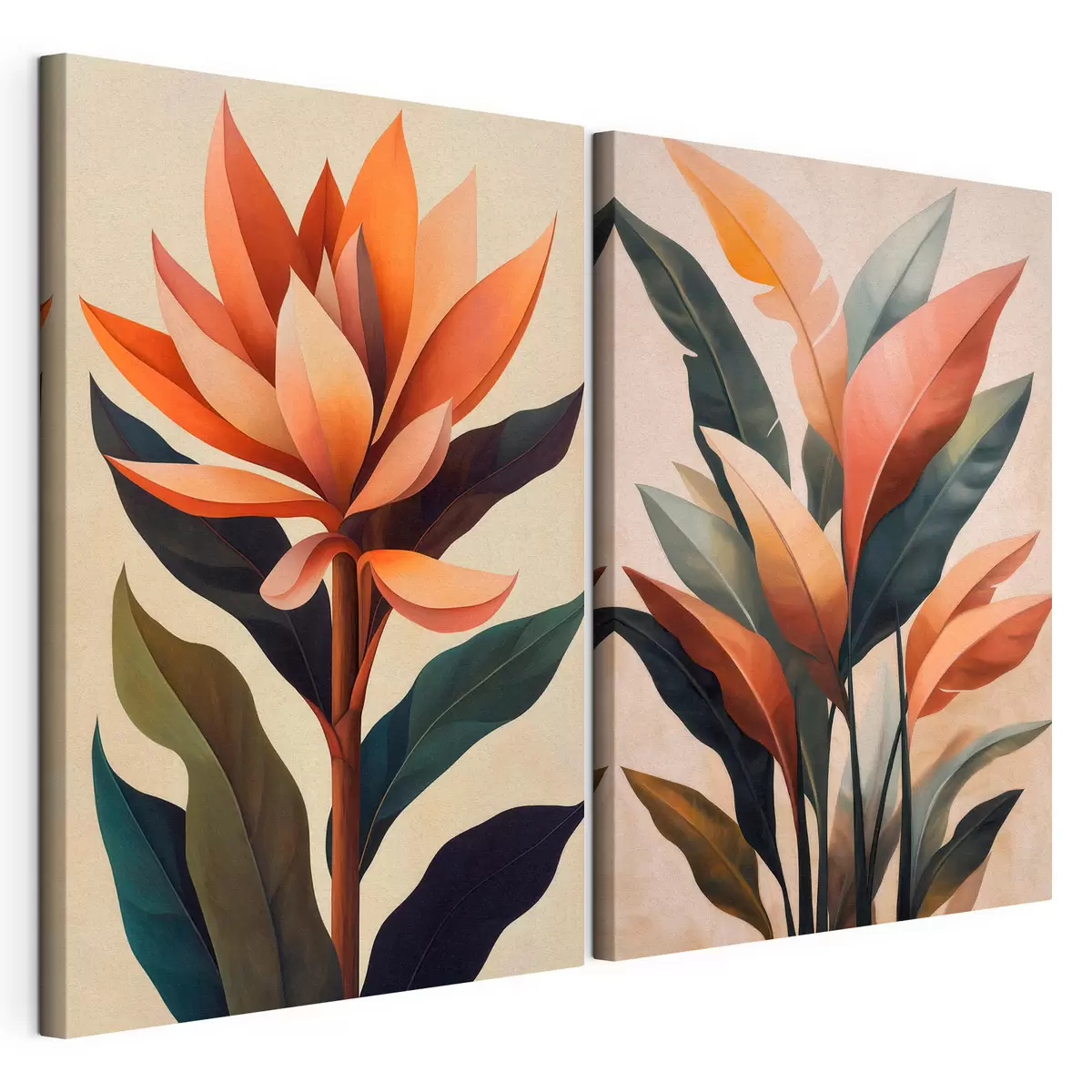 wall murals Abstract flower and leaves m31105