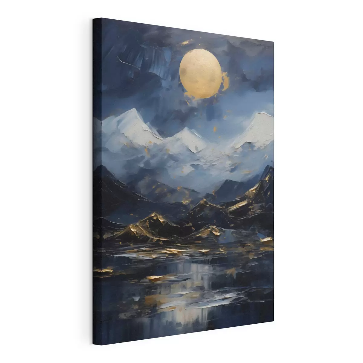 wall murals Mountain landscape, imitation of a painting s51164