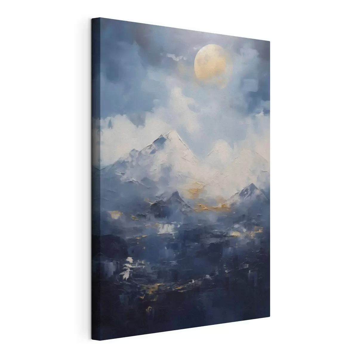 murales Paisaje nocturno de montaña, imitación de un cuadro s51165