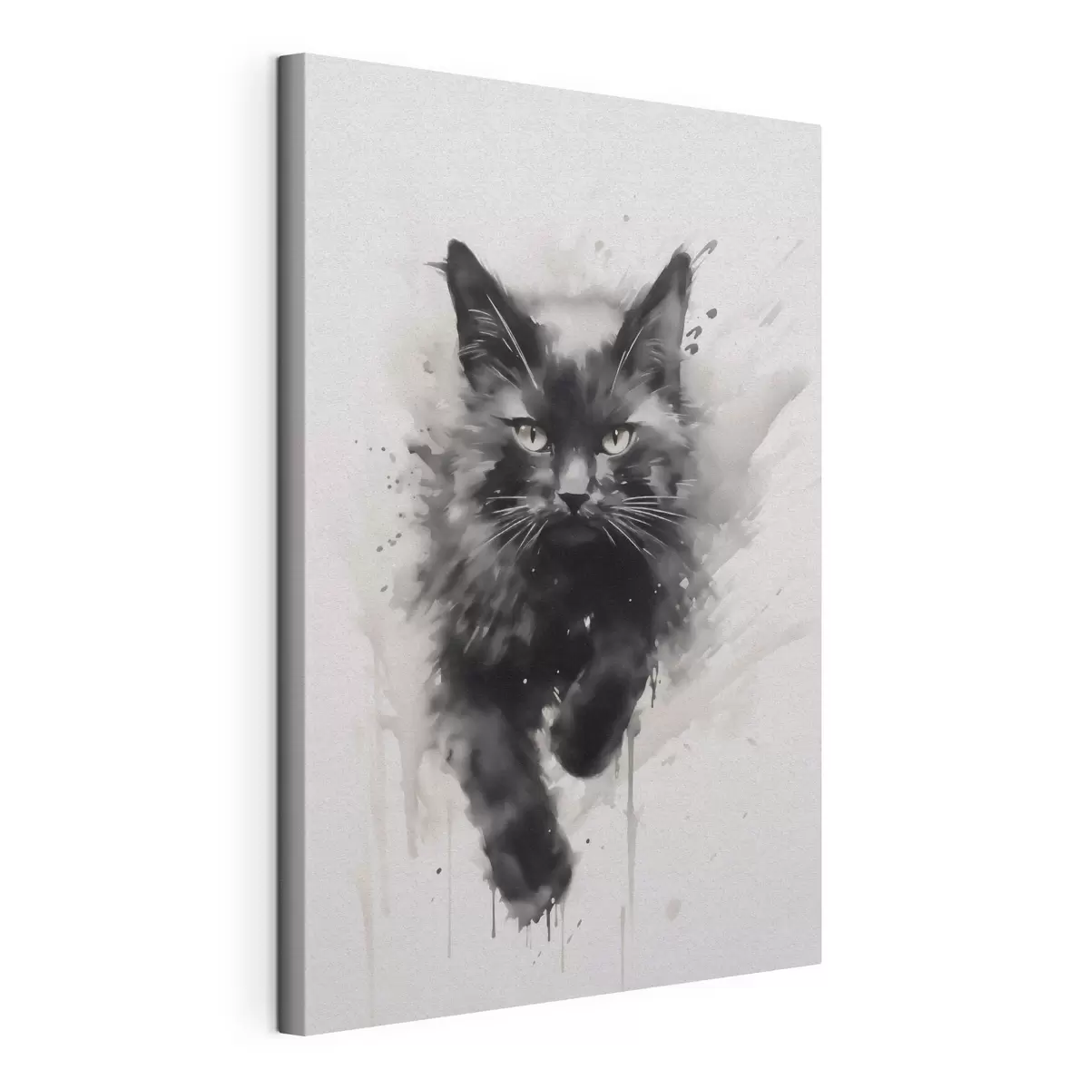 wall murals Cat, imitation of a painting s51168