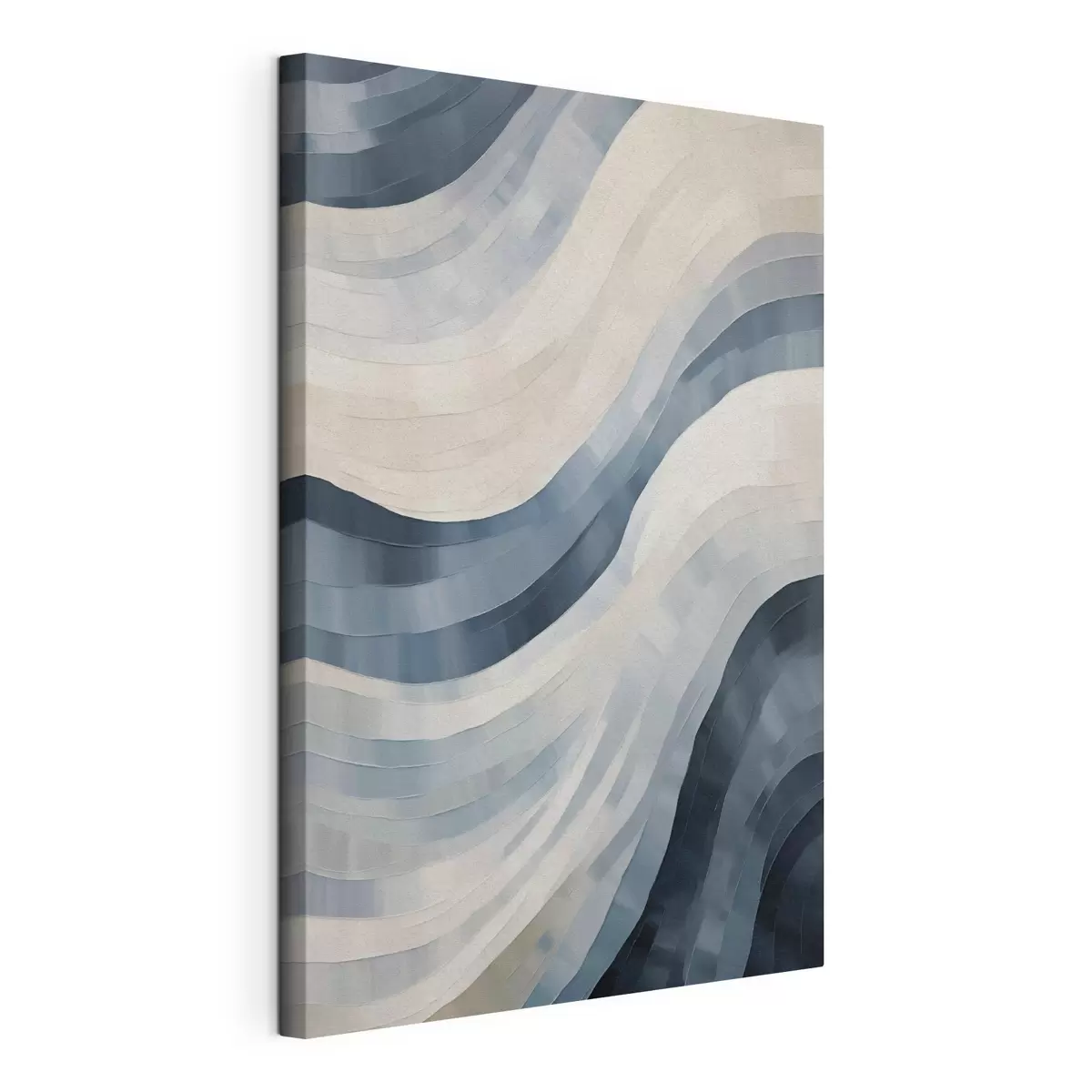 wall murals Abstract broad stripes, imitation of a painting s51170