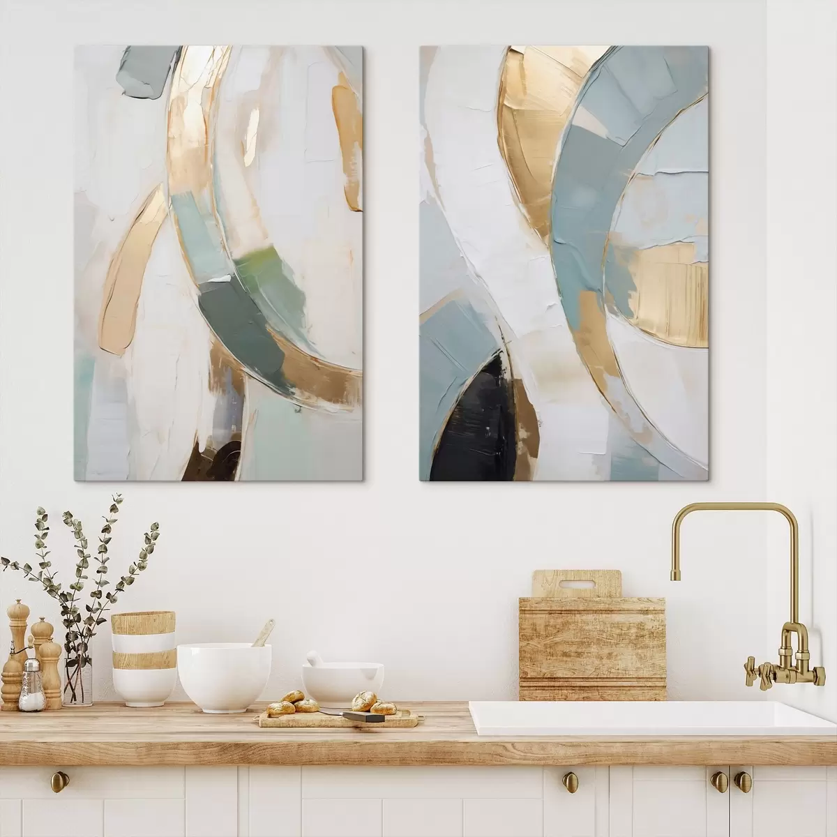 wall murals Abstract composition, imitation of a painting m31109