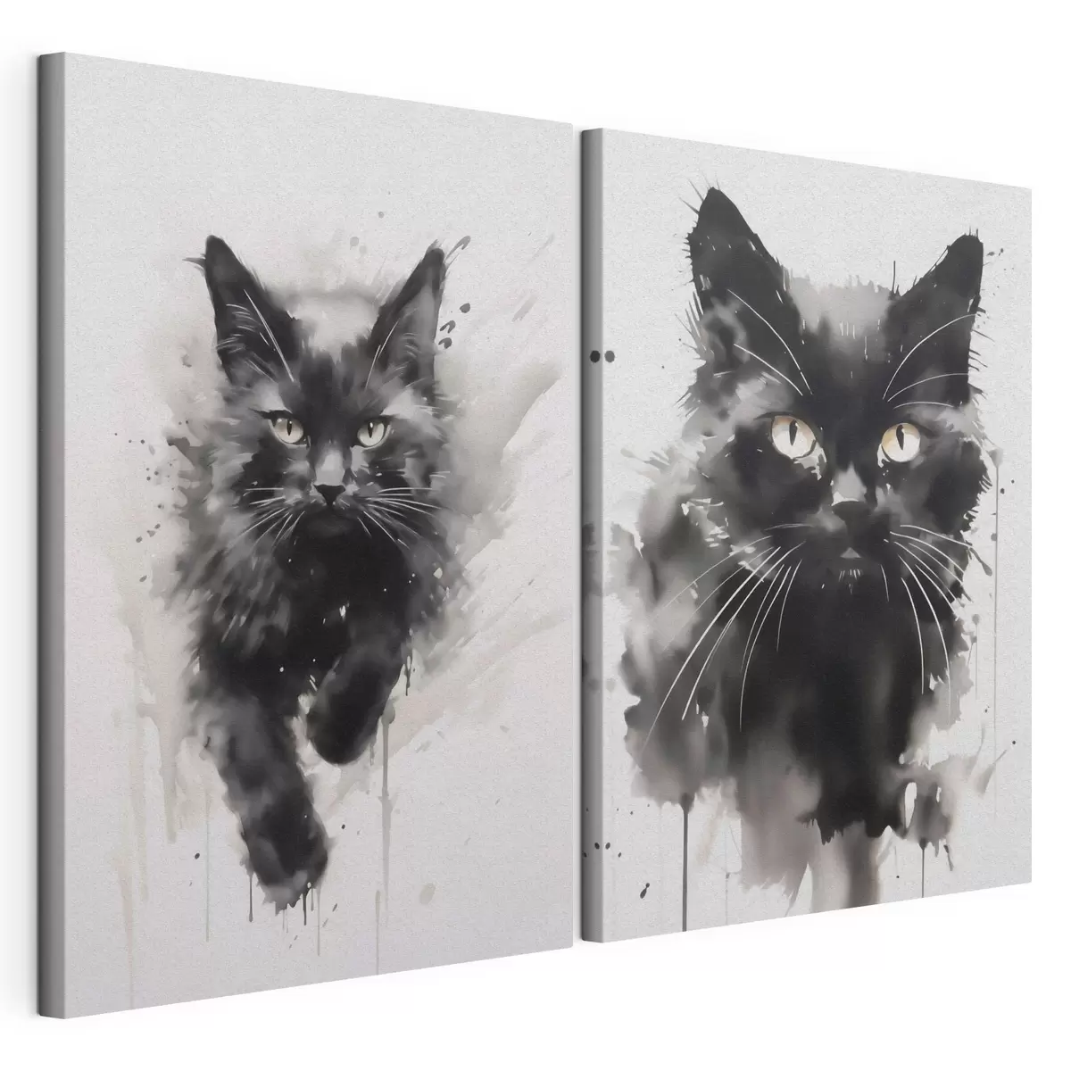murales Gato, imitación de un cuadro m31110