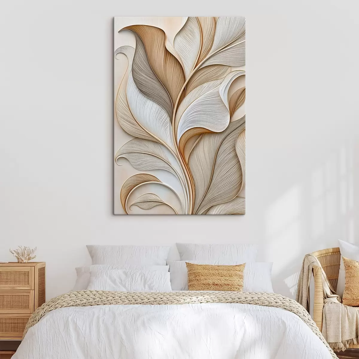 wall murals Abstract leaves s51176