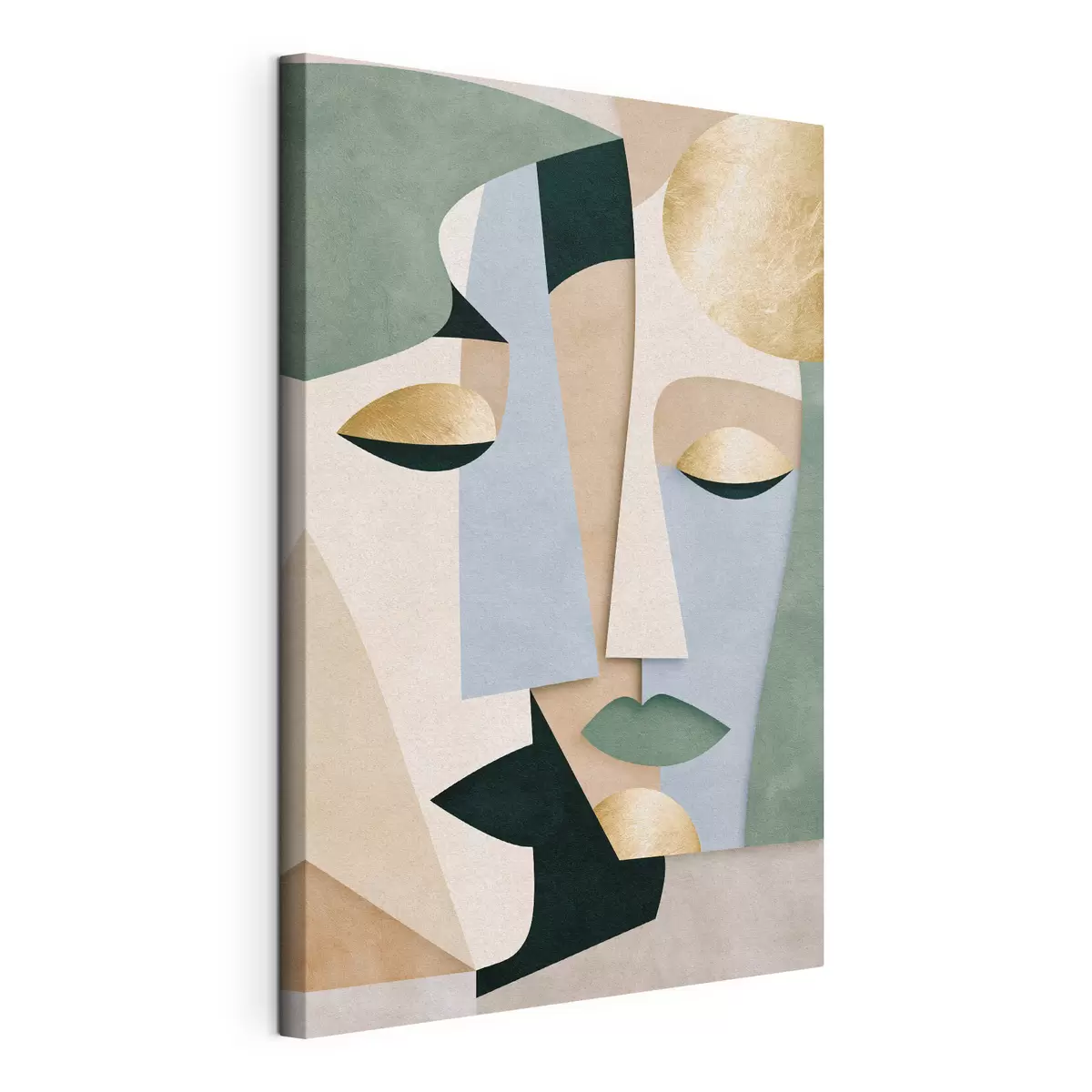 wall murals Abstract geometric faces s51178