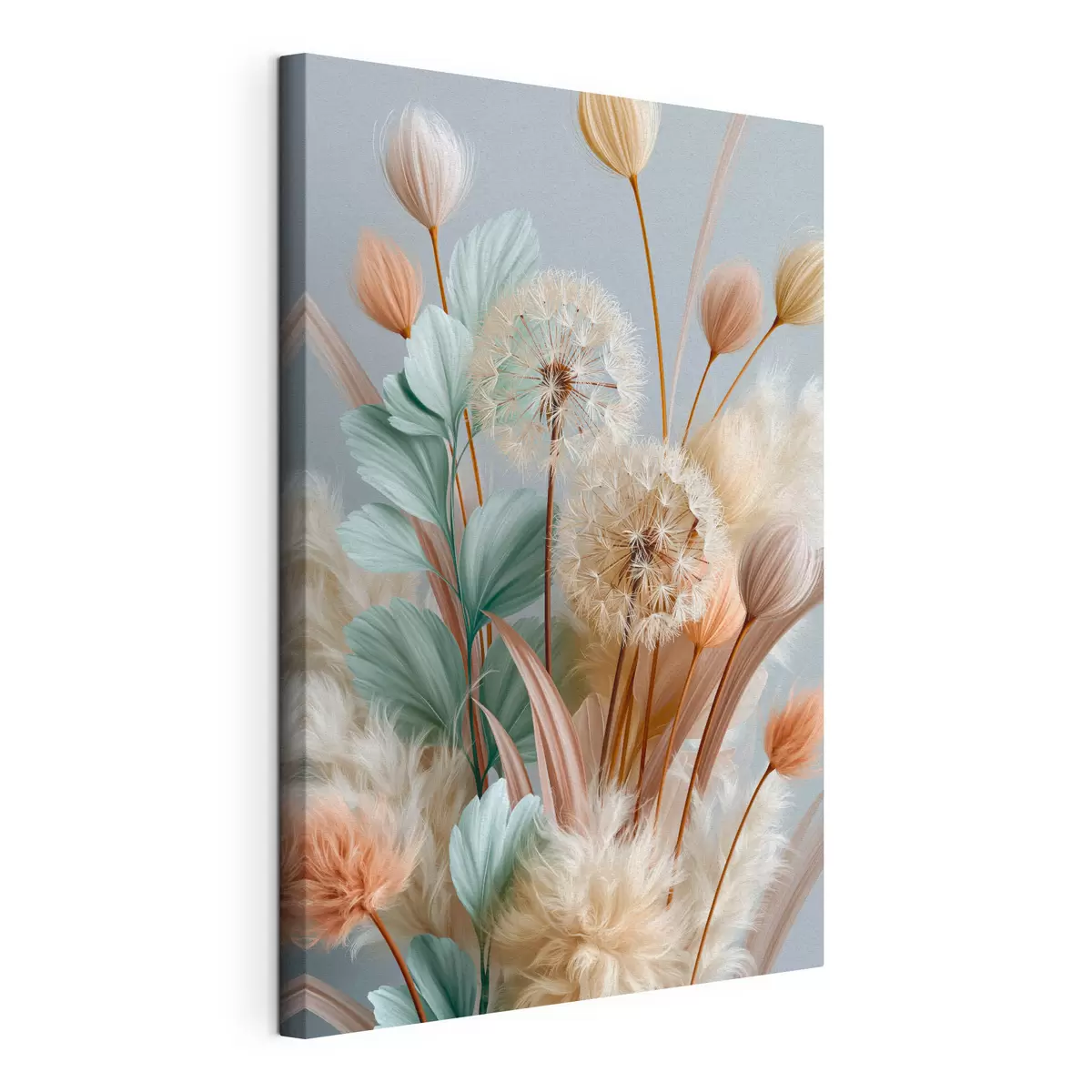 wall murals Delicate dandelions and wildflowers s51182