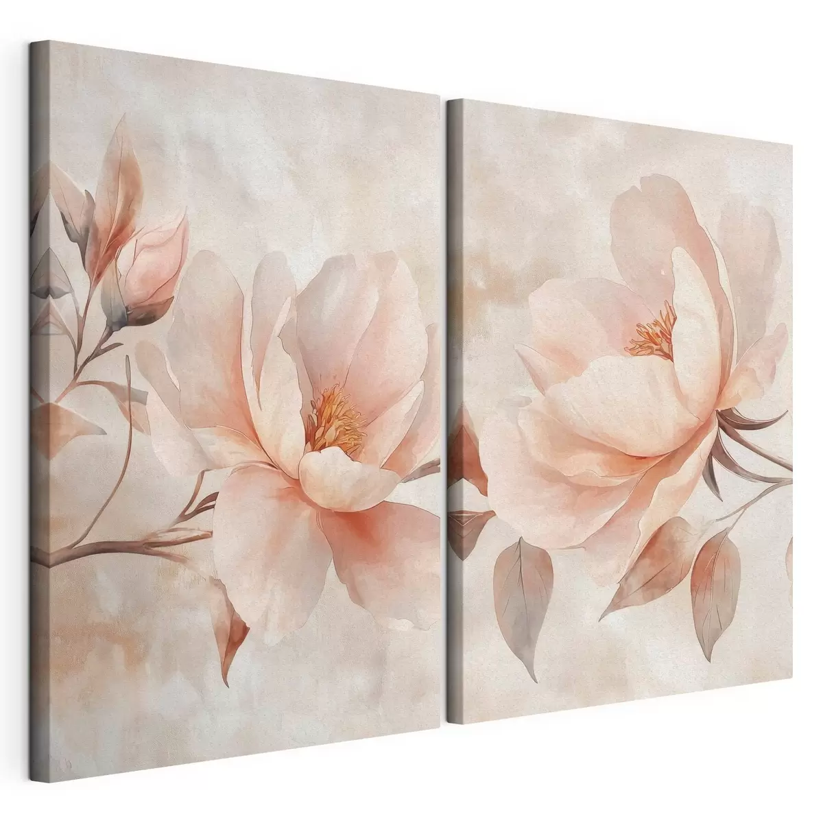 wall murals Powder Watercolor Peonies m31091
