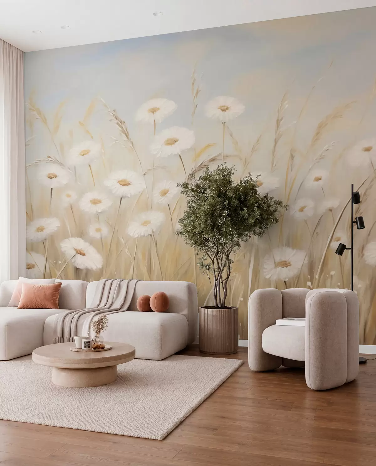 peintures murales Fleurs sauvages w05831