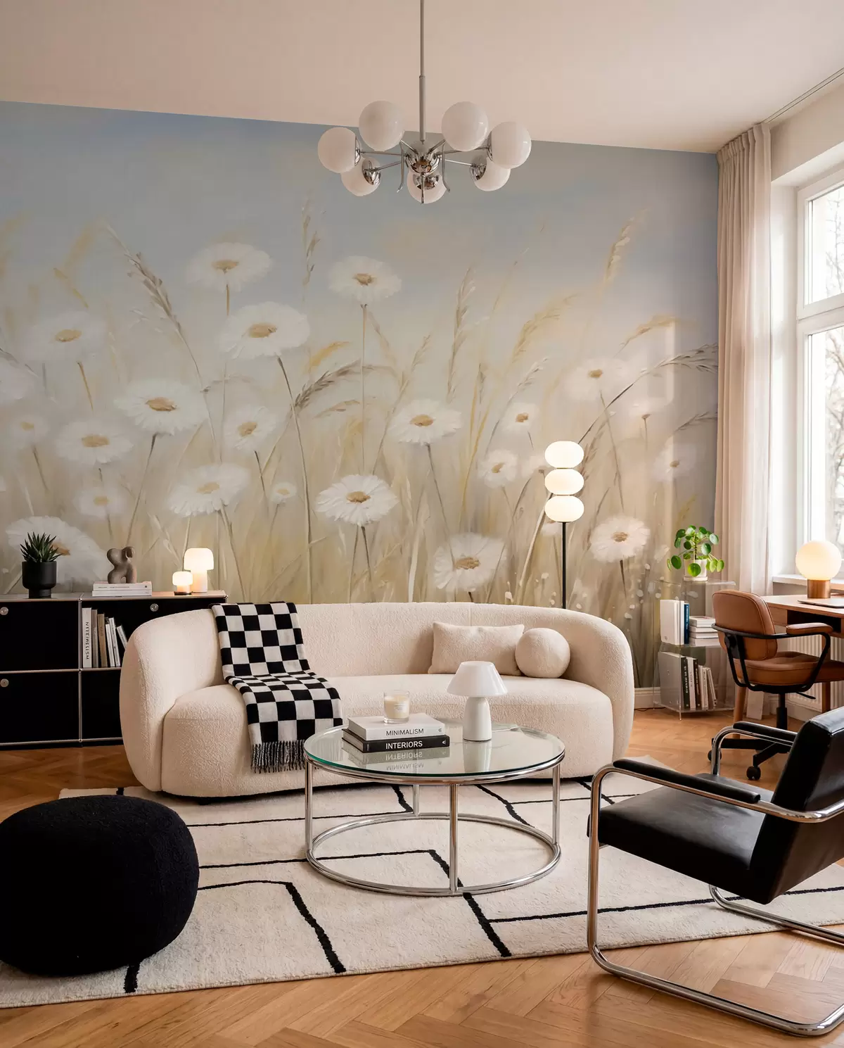 peintures murales Fleurs sauvages w05831
