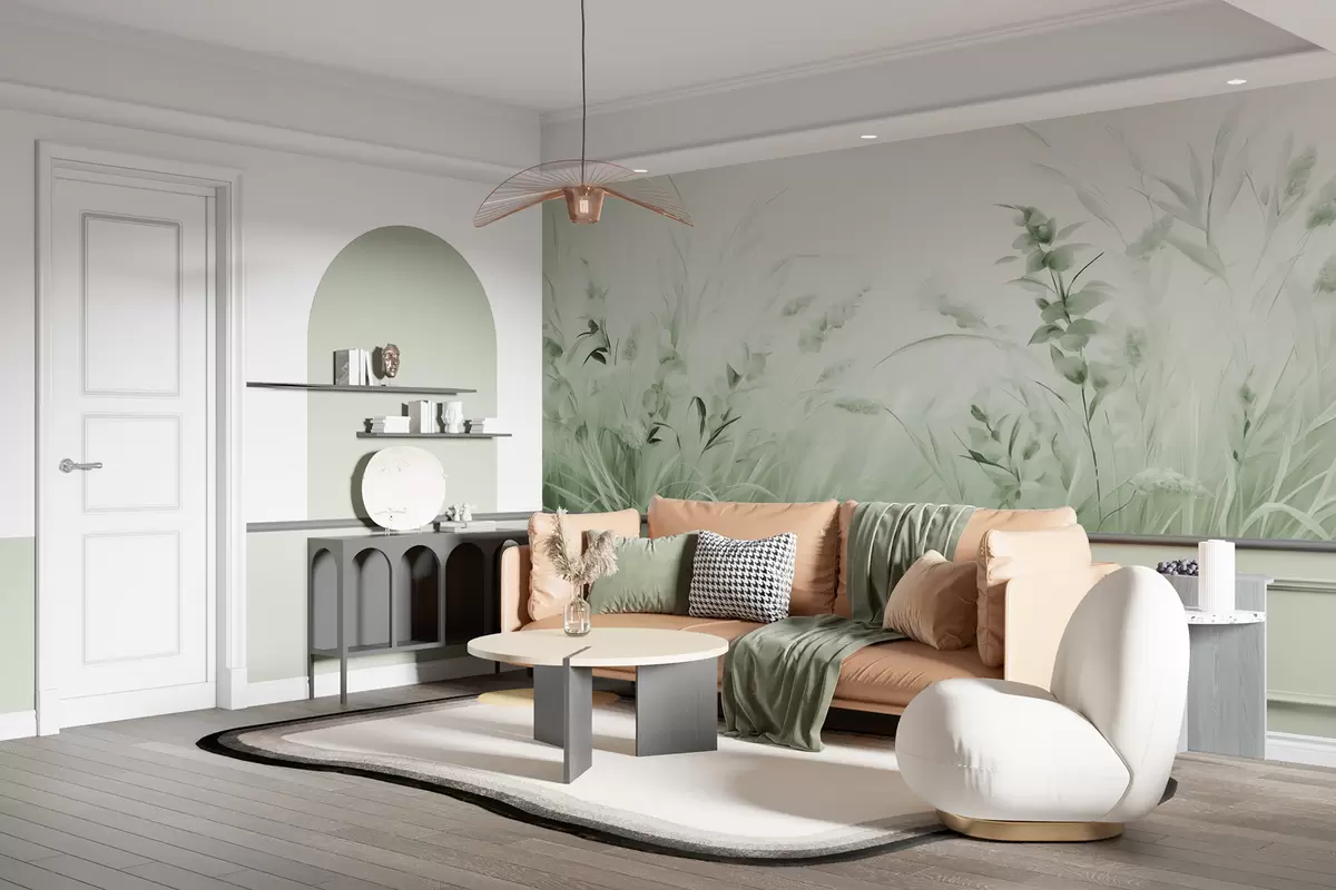 Wall Mural Photo Wallpaper Field of flowers w05913v1