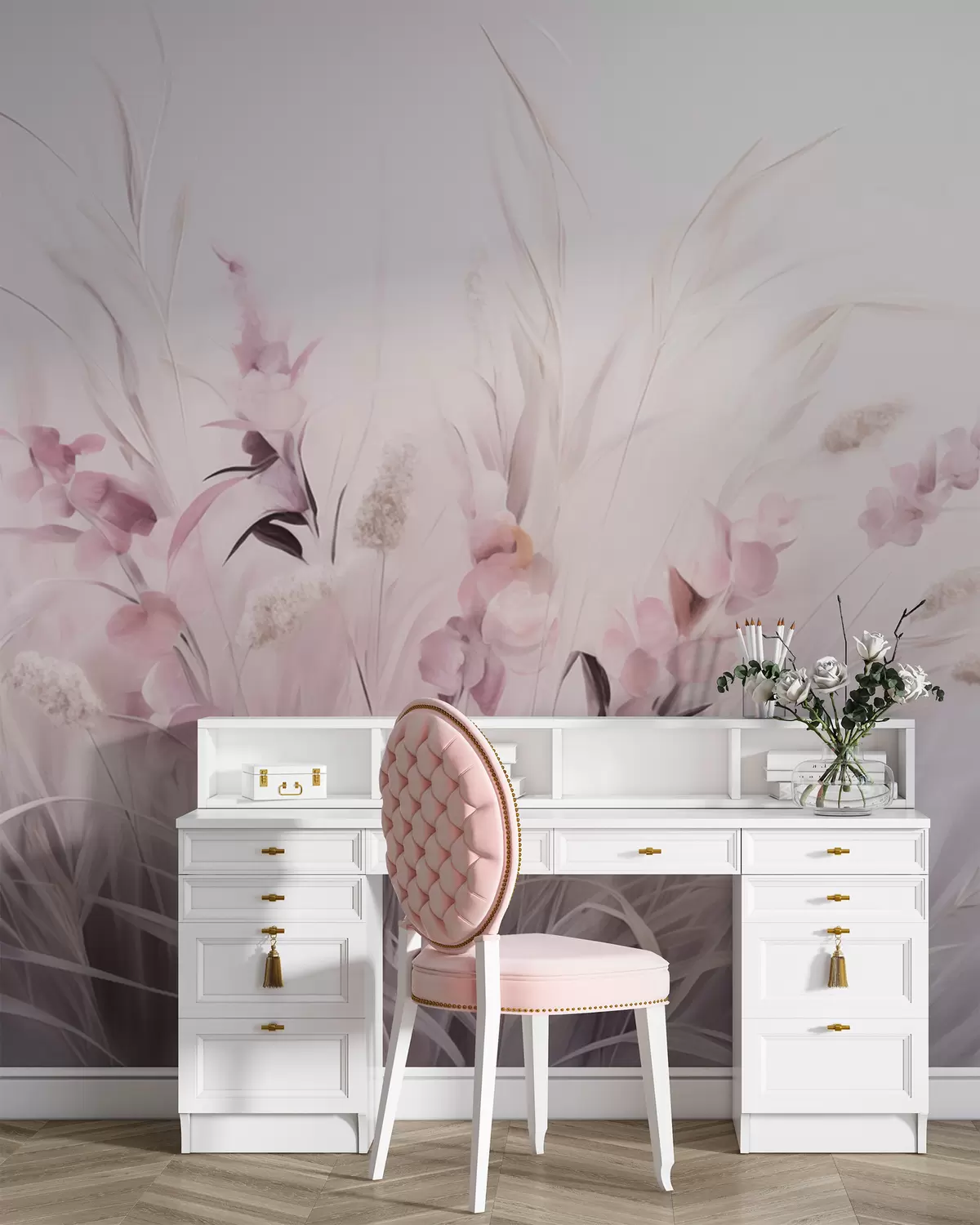 wall murals Field of flowers w05913v2