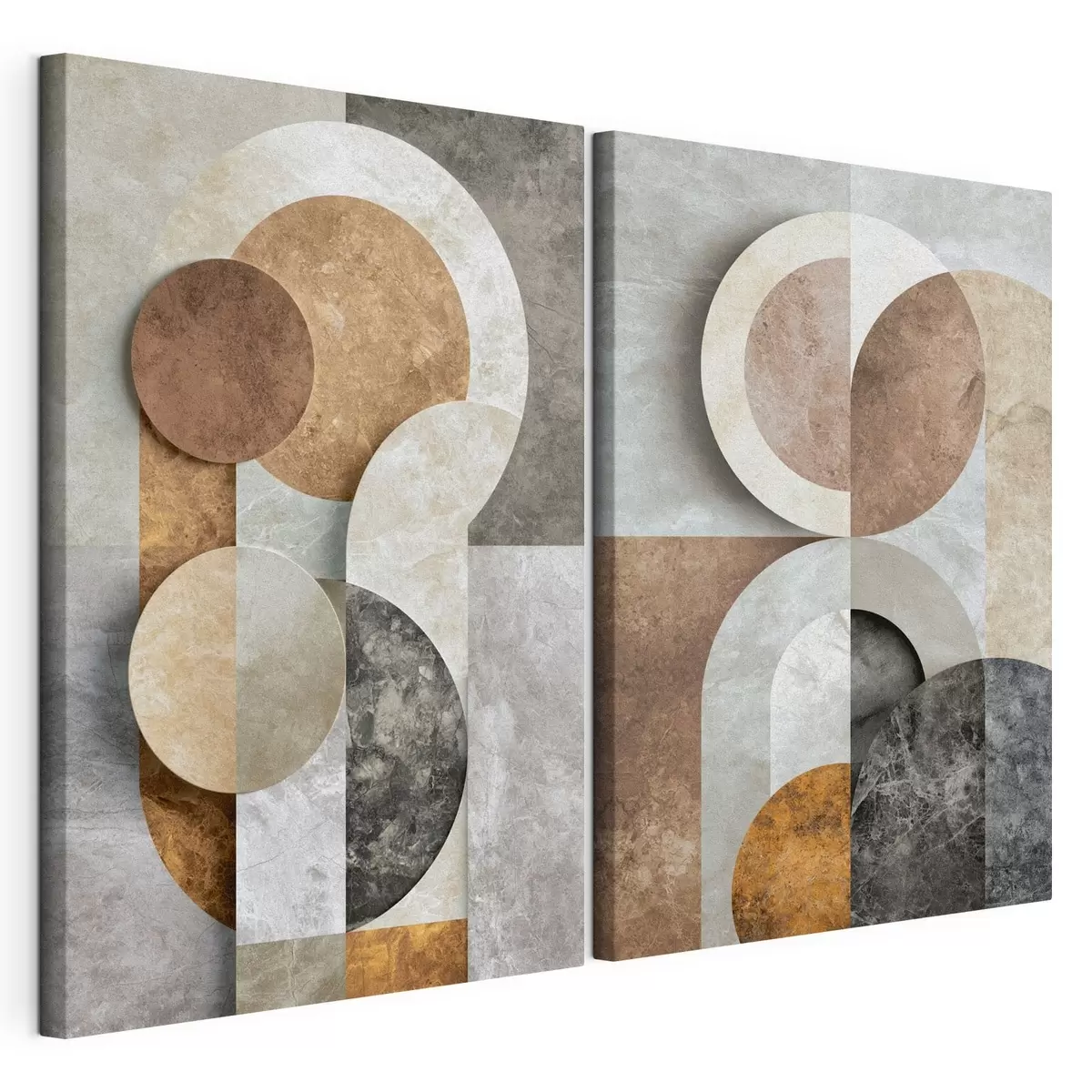 wall murals Overlapping geometric shapes m31119