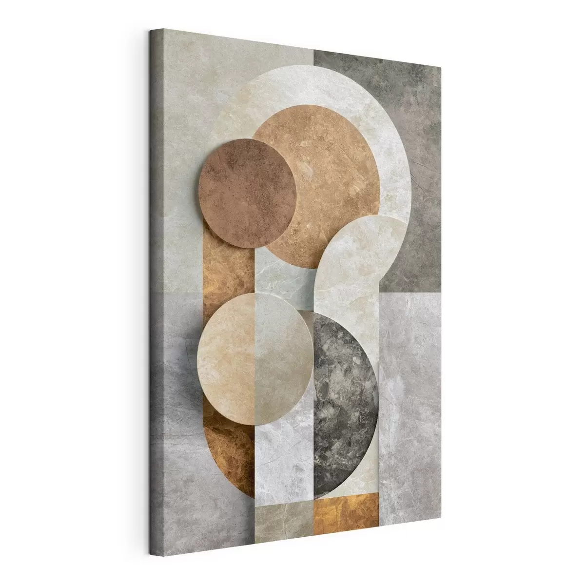 wall murals Geometric abstraction with circles s51185