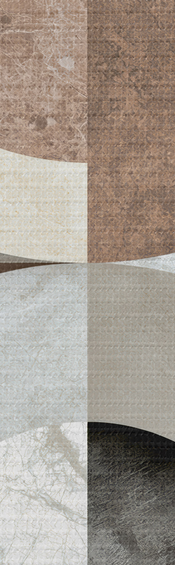 wall murals Geometric composition with circles s51281