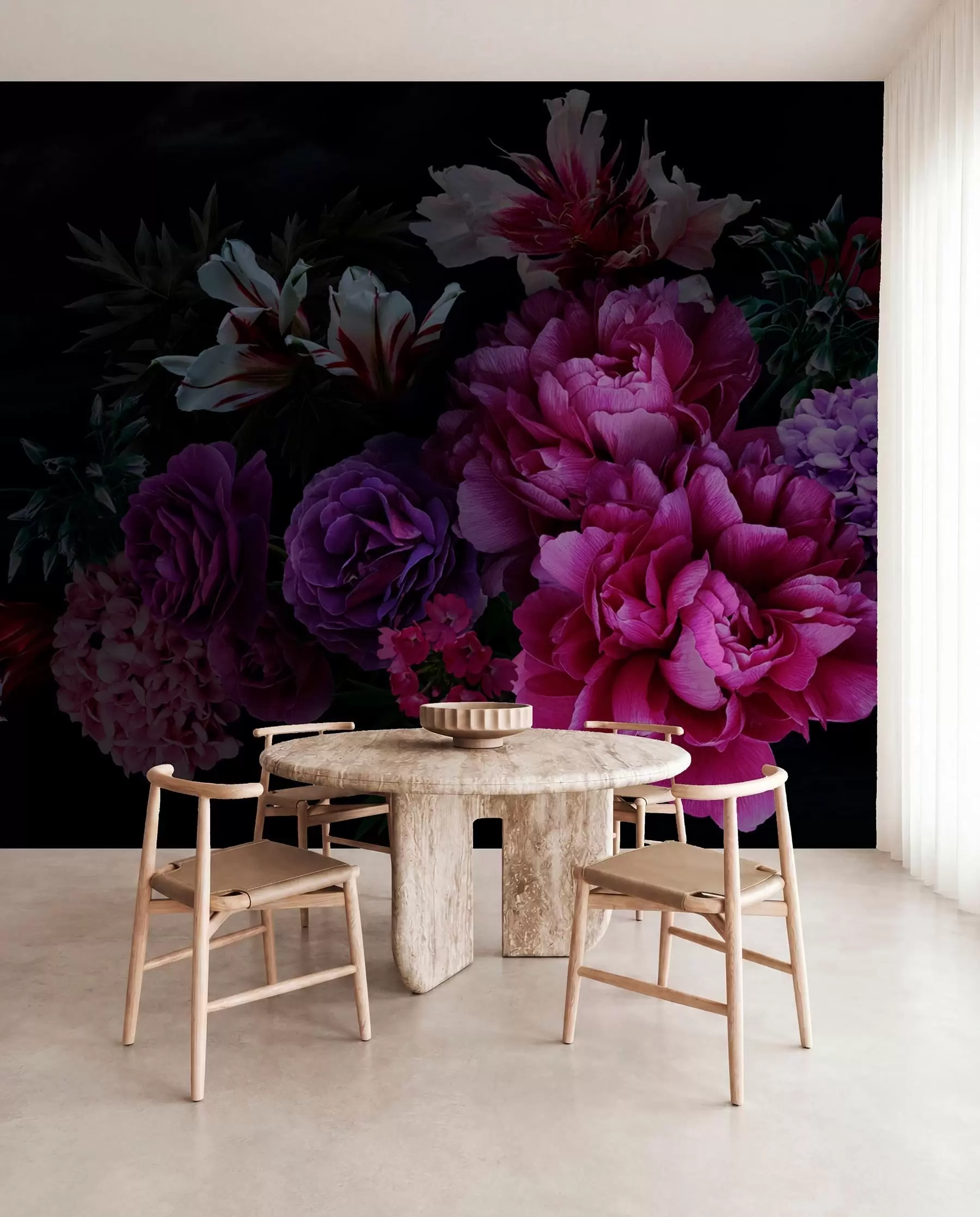 wall murals Bouquet of magnificent peonies u72224