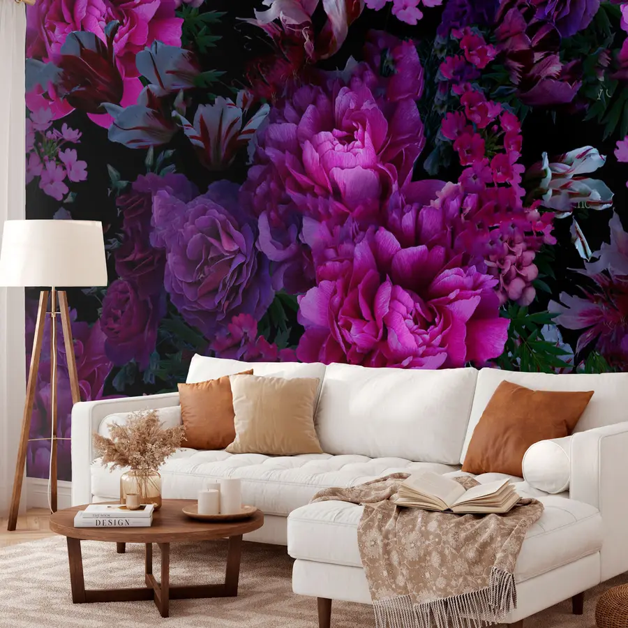 Wall Mural Photo Wallpaper Bright flowers u72236