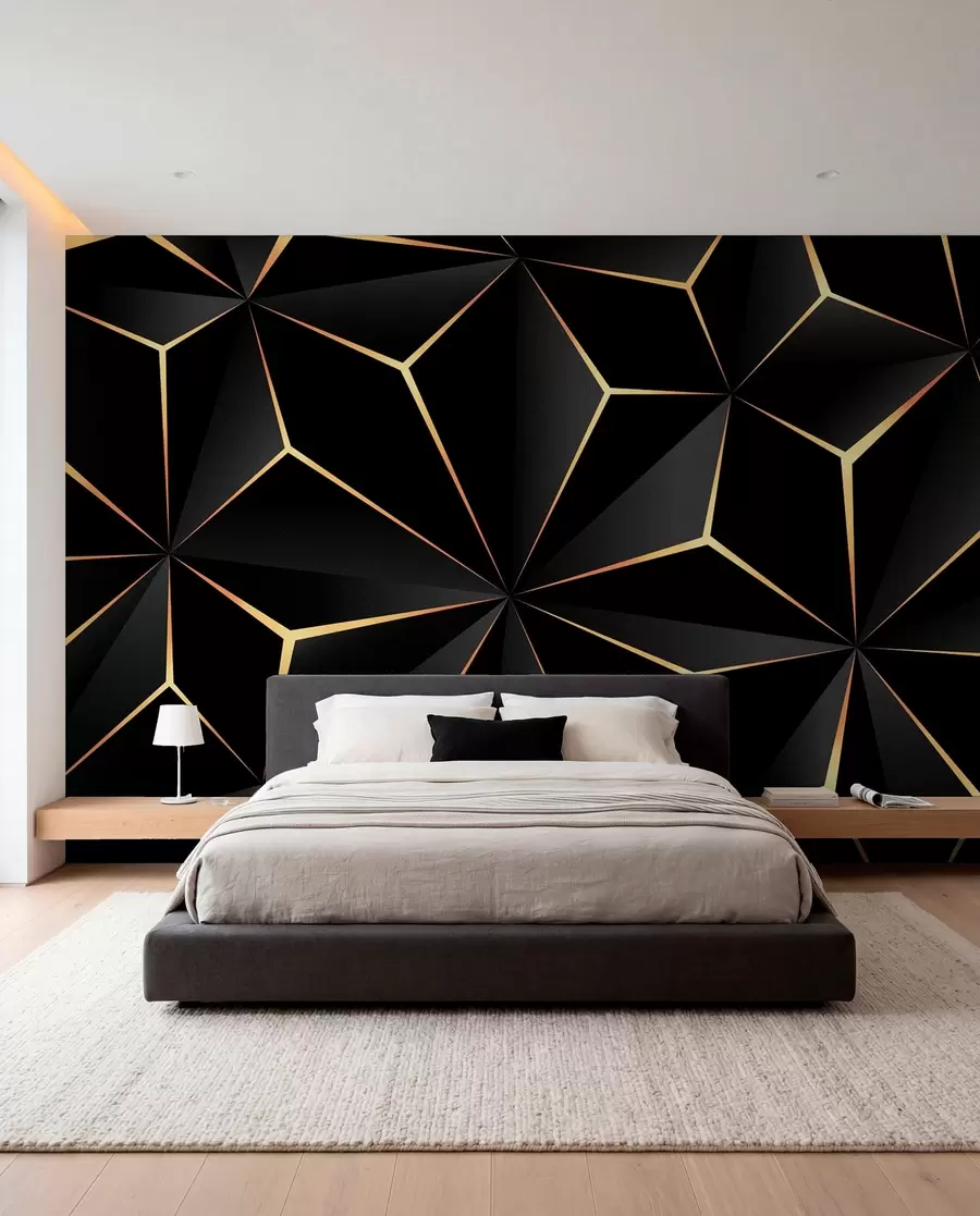 wall murals Black triangle u72104