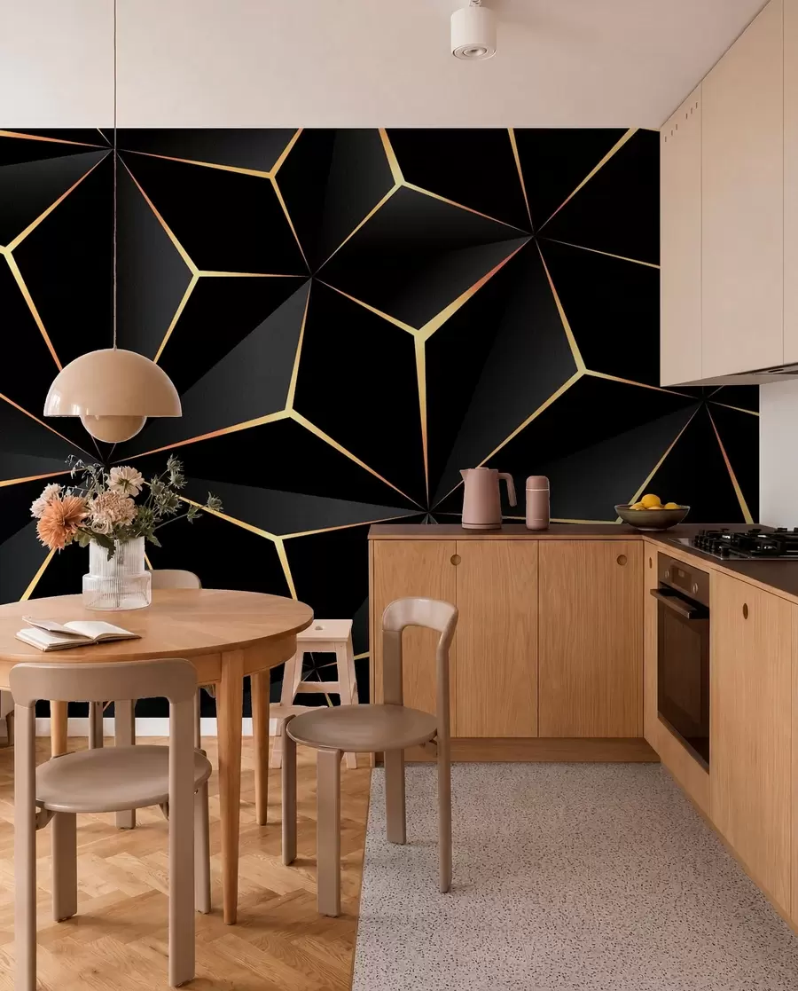 wall murals Black triangle u72104