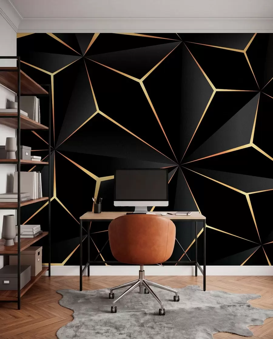 wall murals Black triangle u72104