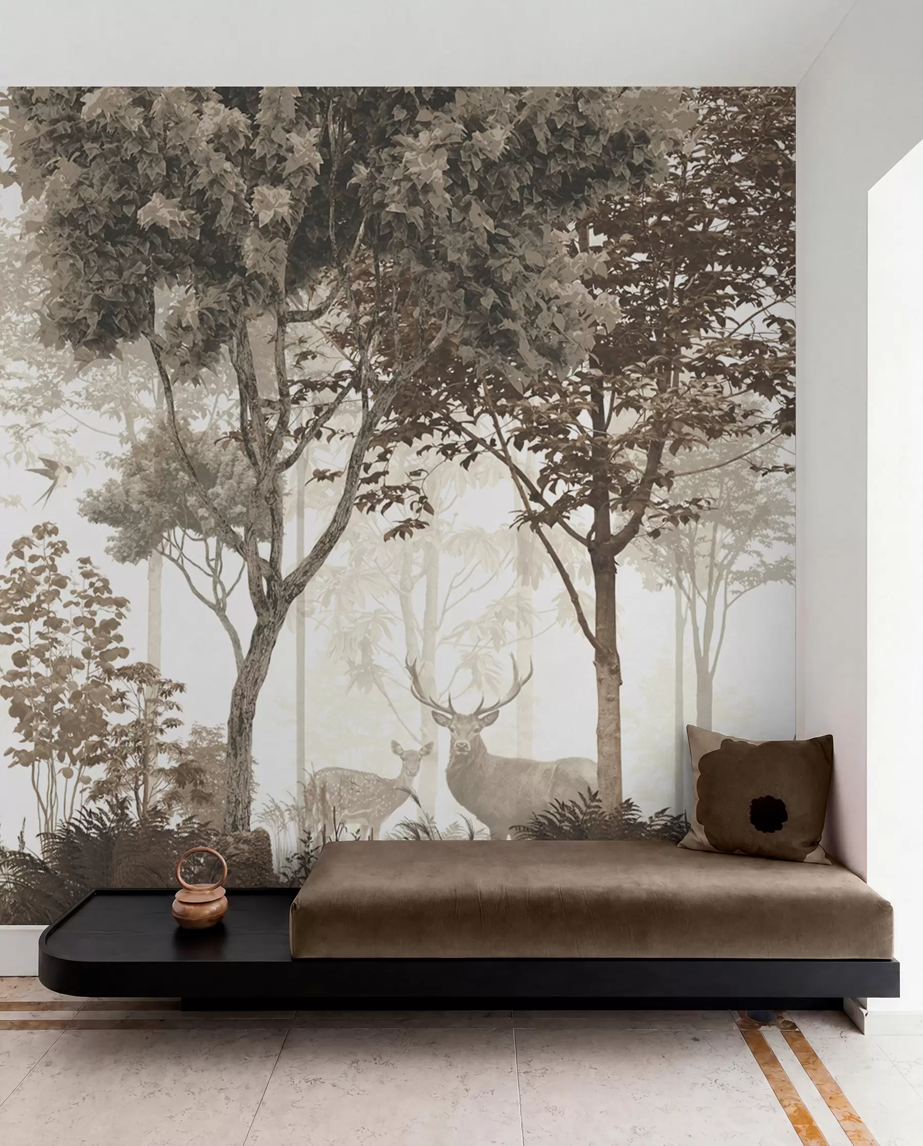 peintures murales Forêt magique u72134
