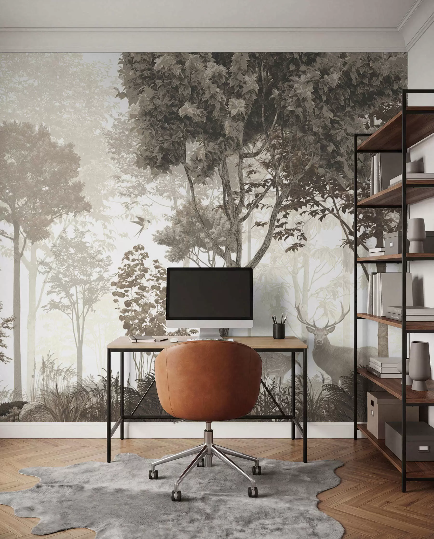 wall murals Magical forest u72134