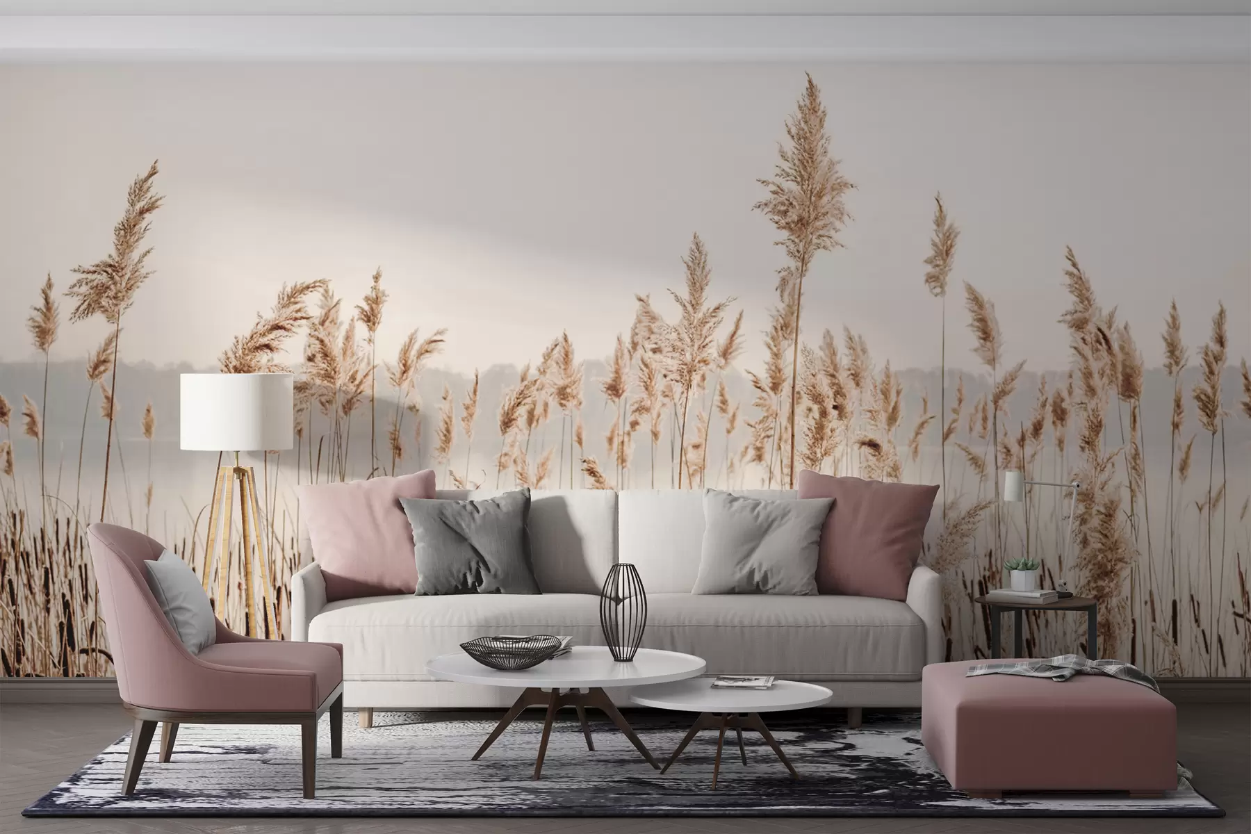 murales Reeds and cattail u44598