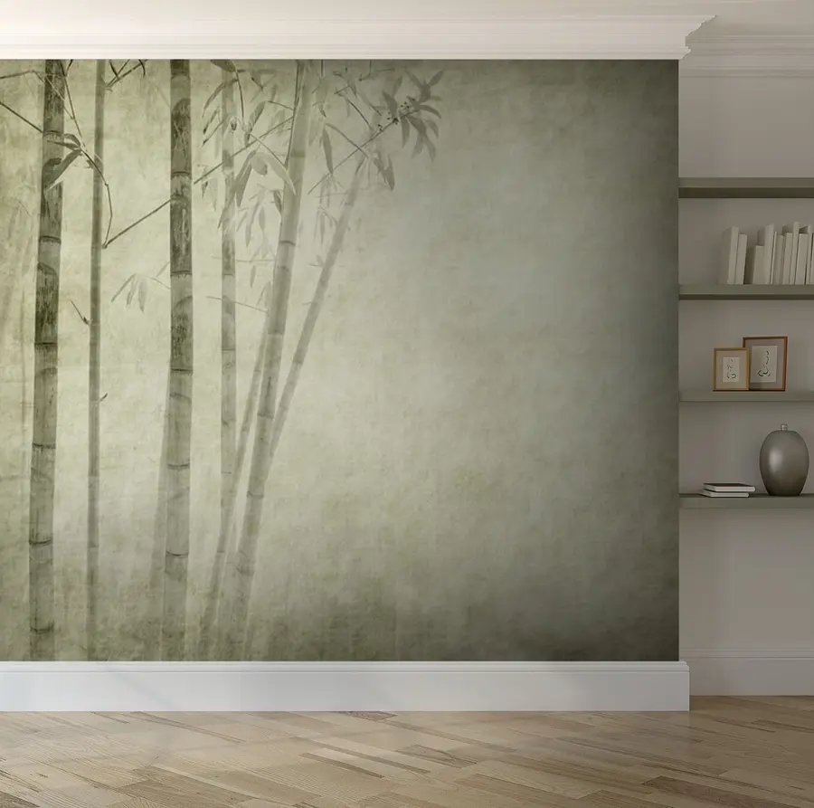 peintures murales Minimalisme Bambou u72564