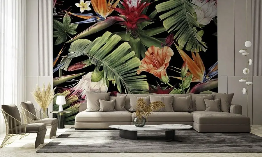Wall Mural Photo Wallpaper Tropical pattern u72341