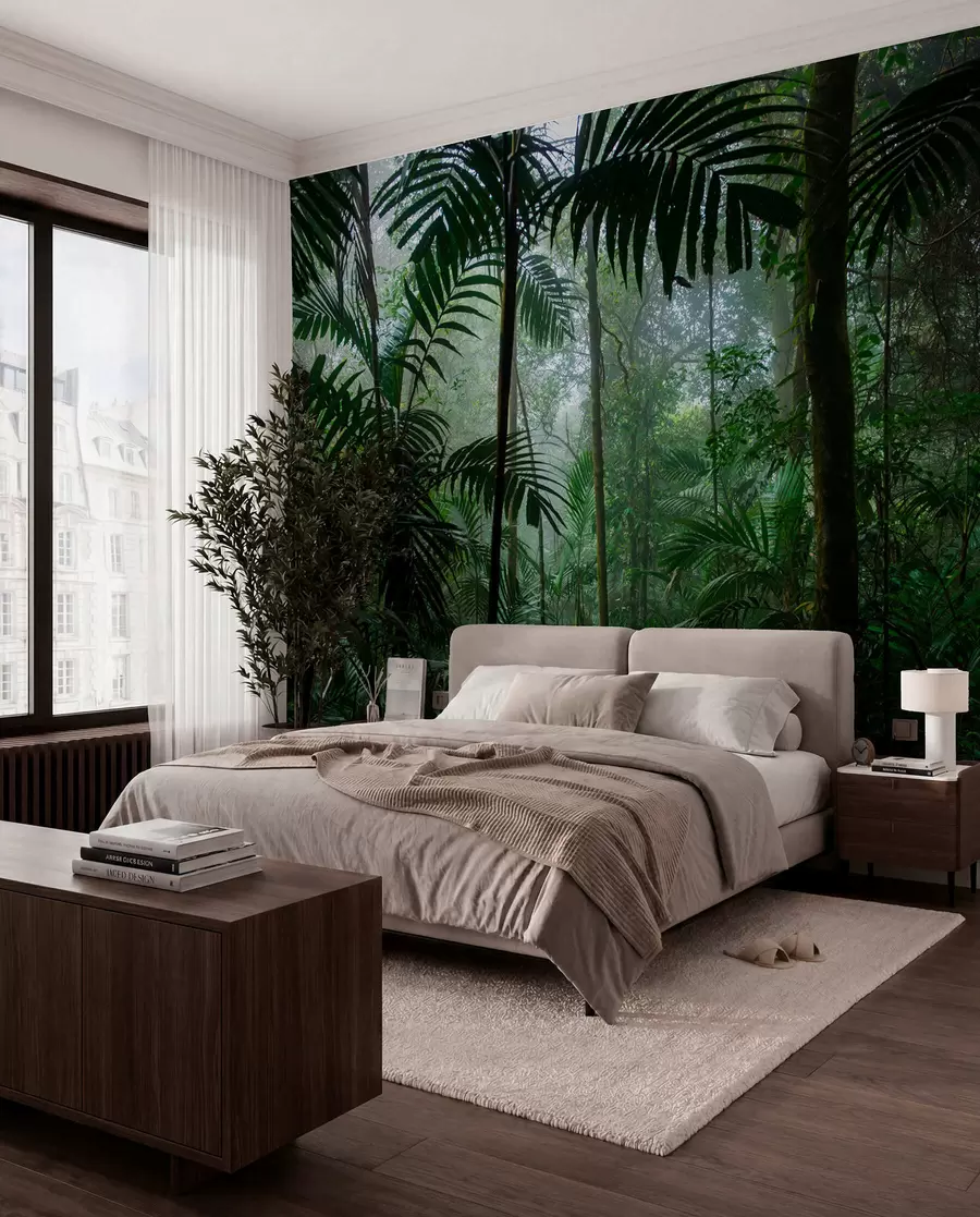 wall murals A tropical forest u72344