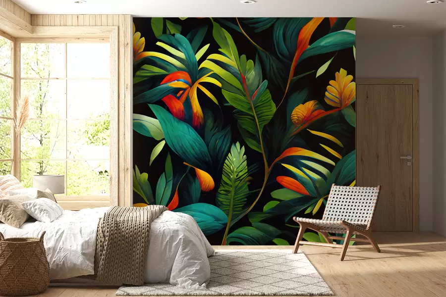 Wall Mural Photo Wallpaper Bright tropical jungle u72390