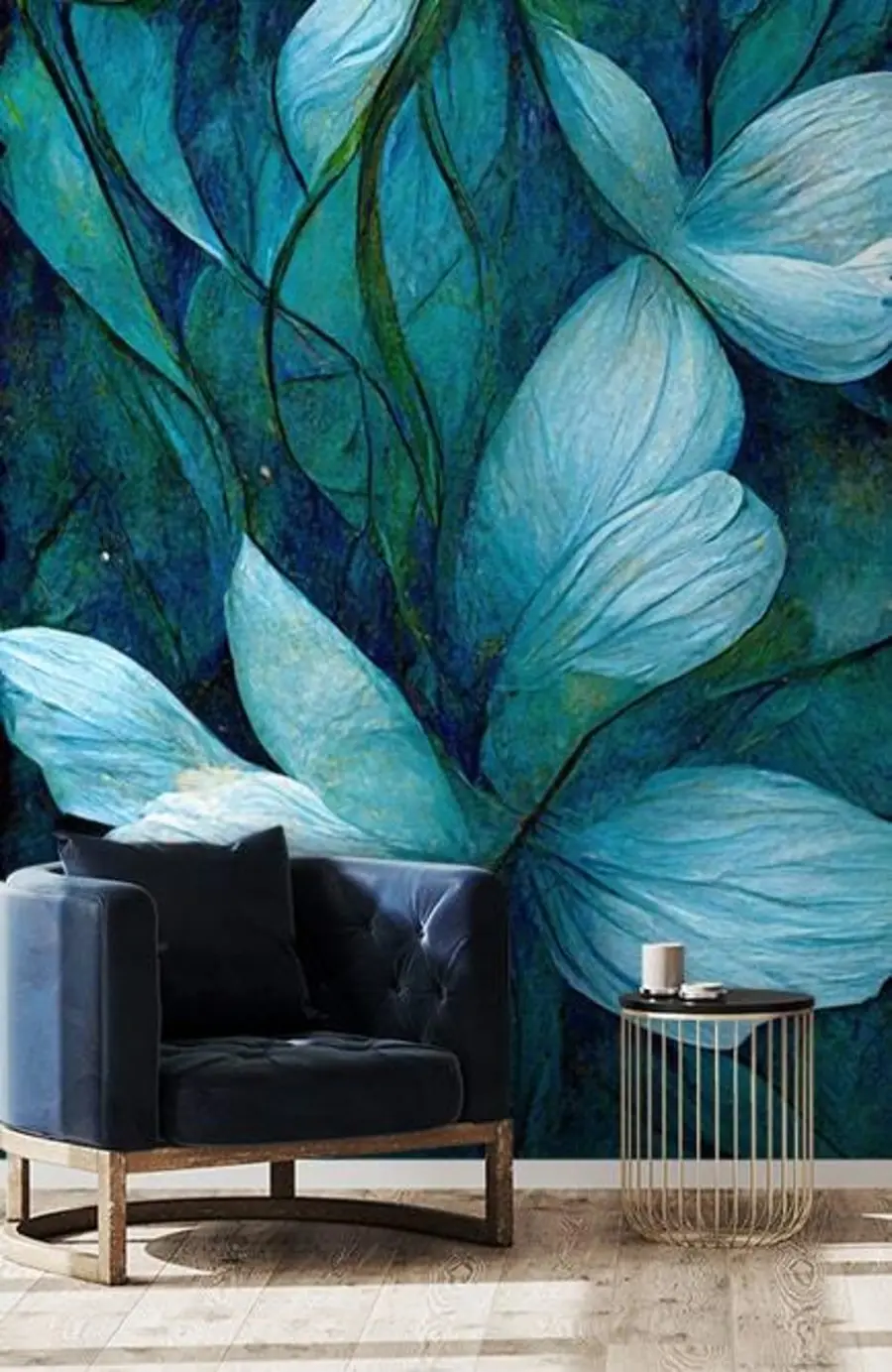 Wall Mural Photo Wallpaper Wild blue flower u72400