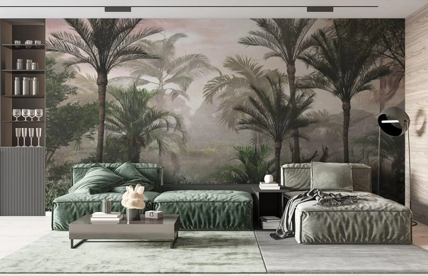 Wall Mural Photo Wallpaper Dawn in the tropics u72417
