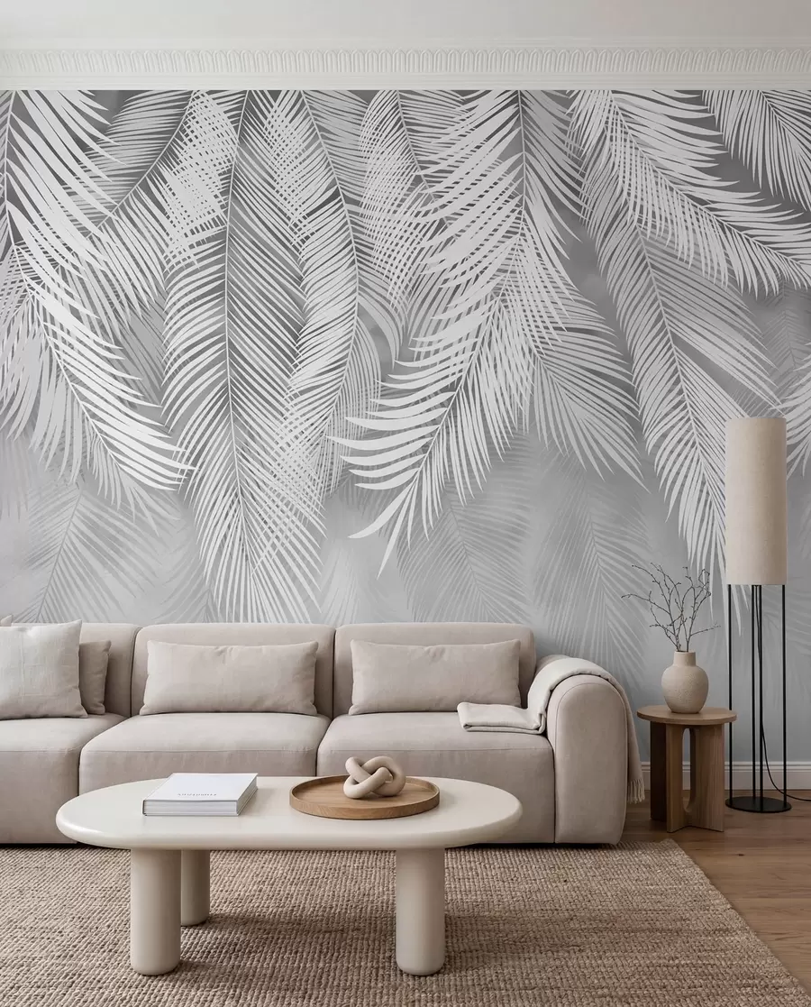 wall murals Silver Palm Curtain u48556v7