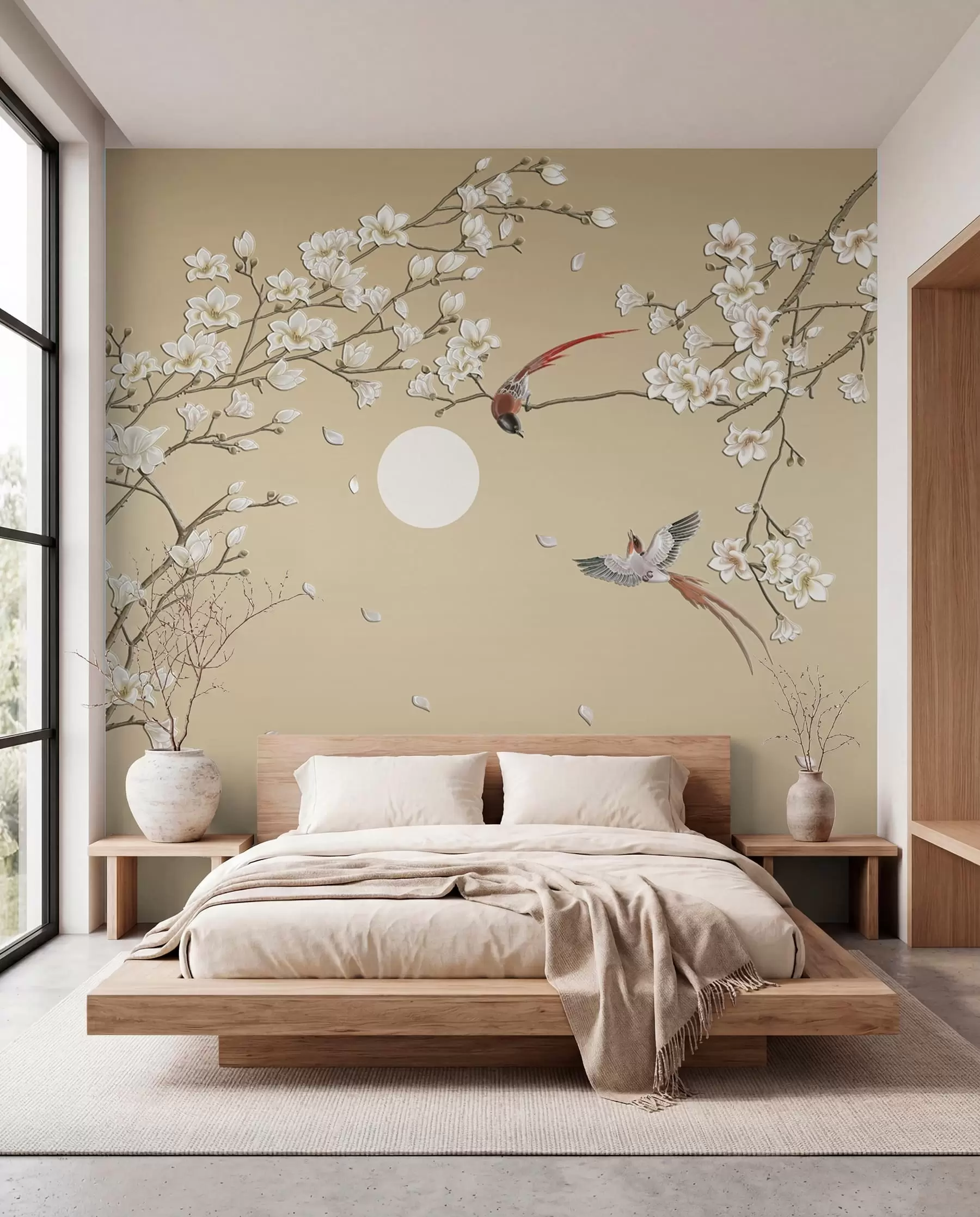 peintures murales Oiseaux, style chinois u72938