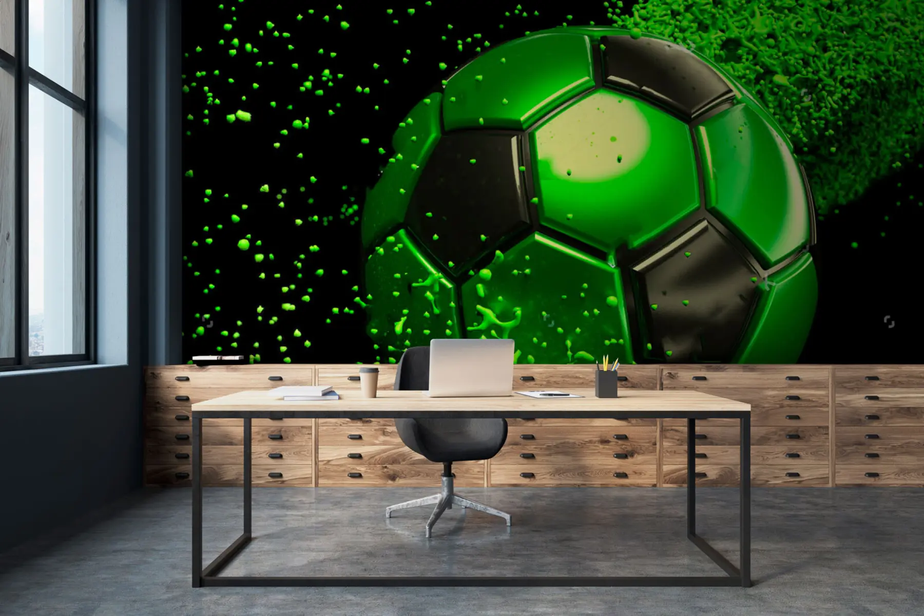 wall murals Football is a world sport u72789