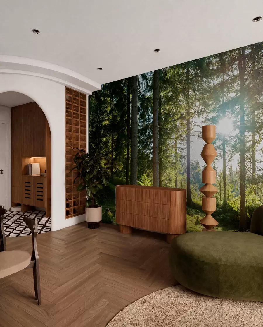 Wall Mural Photo Wallpaper Carkonoshe Mountains in Poland u80015