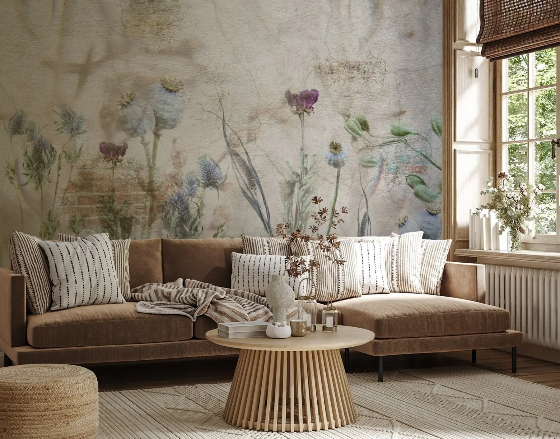 wall murals Flowers and herbs u72771