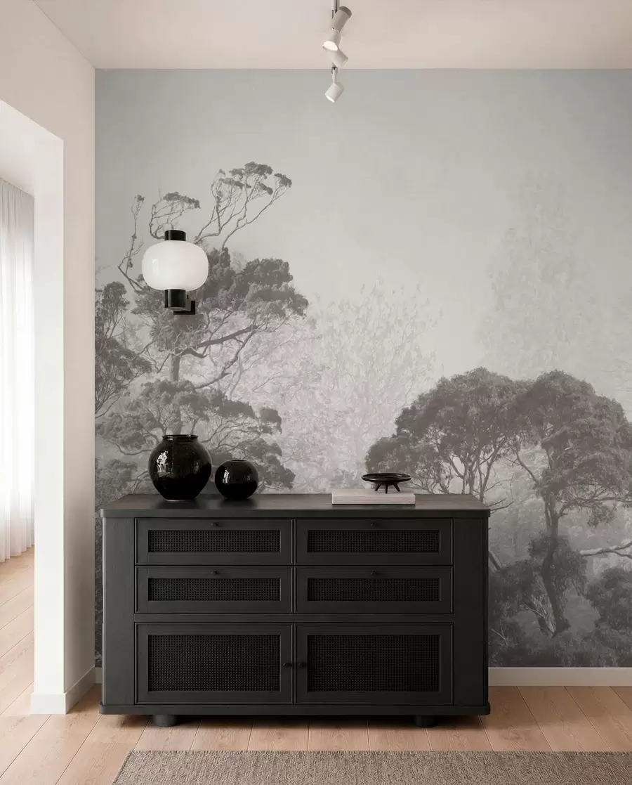 peintures murales Arbres sur fond de grunge u79824