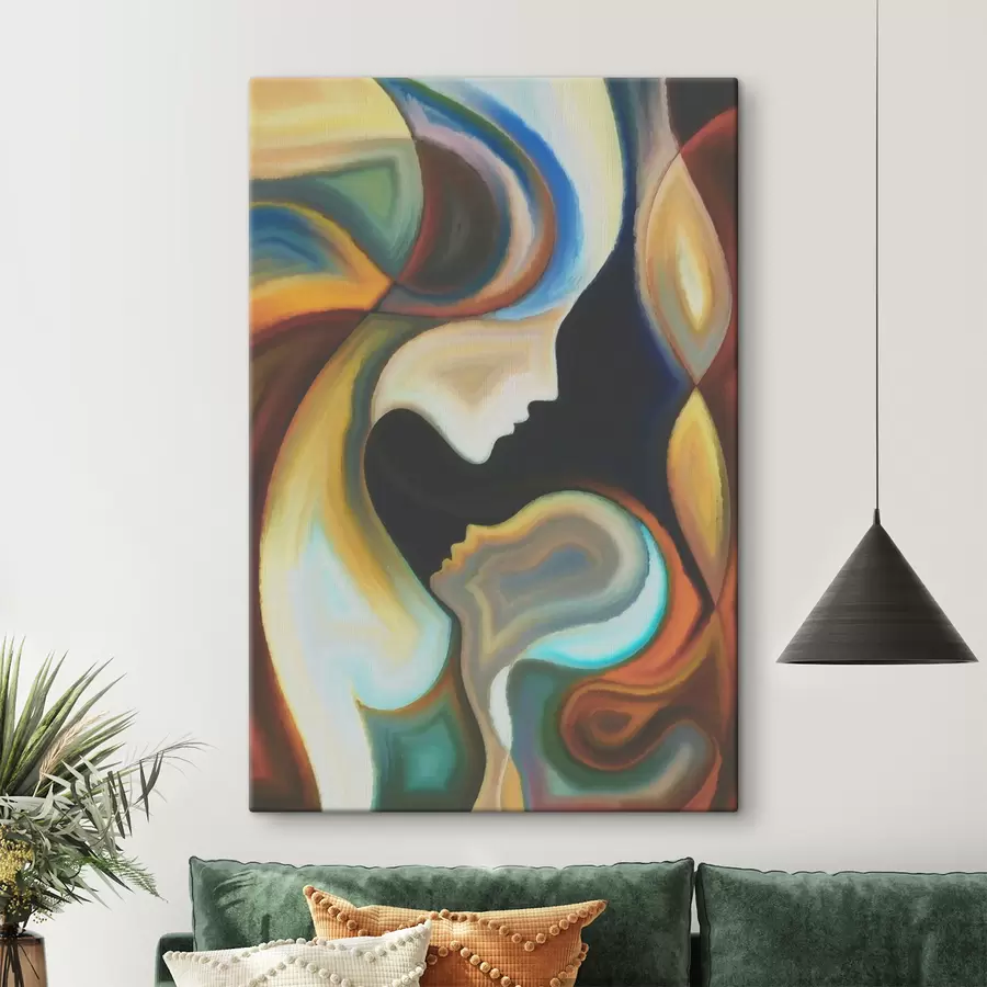 murales Abstracción - madre e hijo s00034