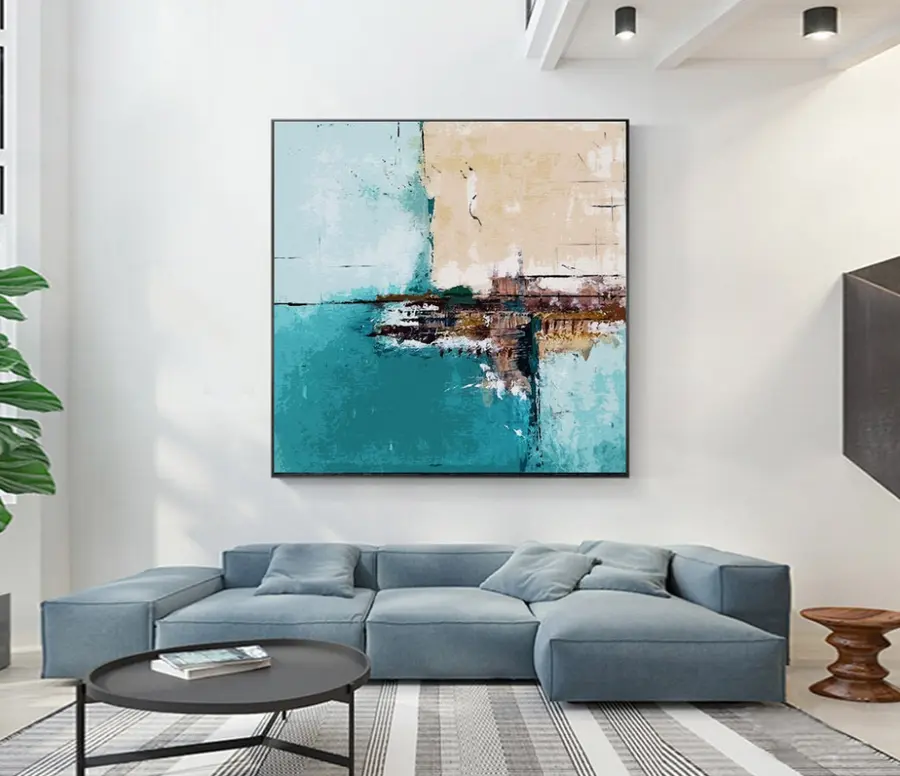 wall murals Abstract city on the cote azure s01169