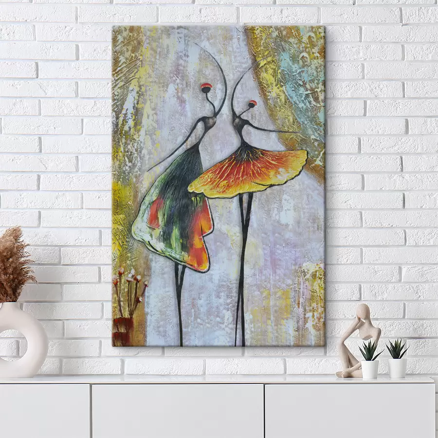 wall murals Abstraction, ballerinas s01740