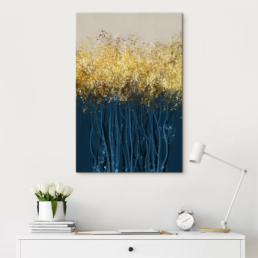 wall murals Trees with golden leaves s01893