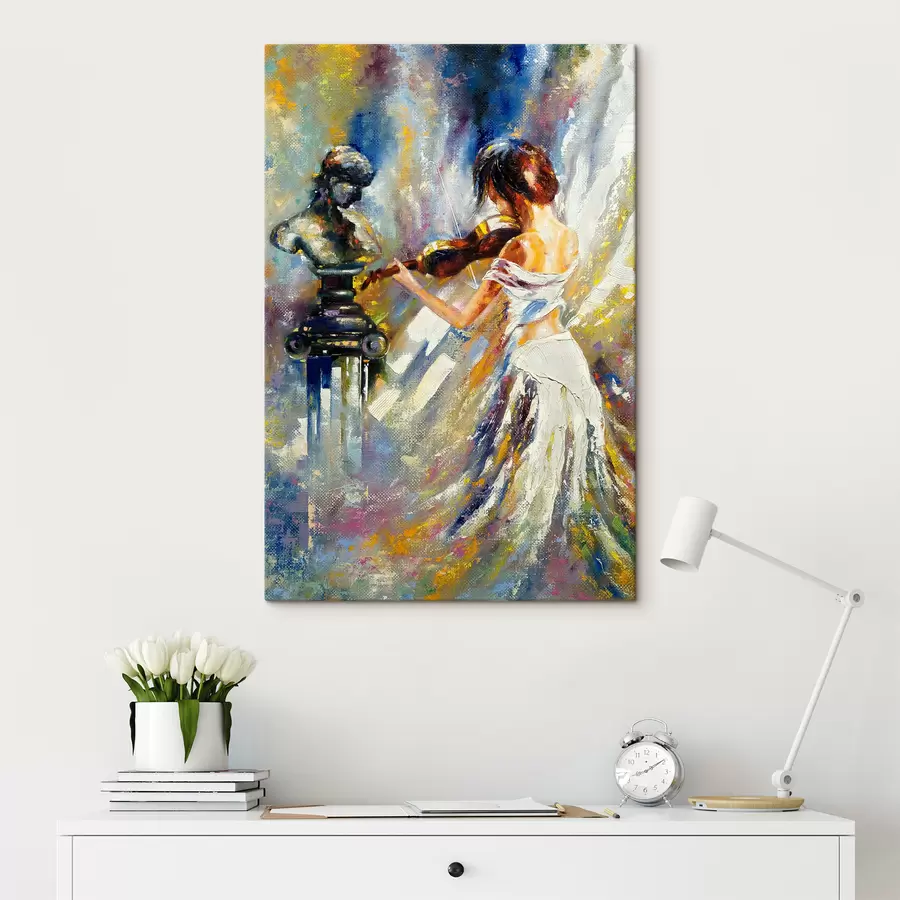 wall murals Violinist, oil painting s04222