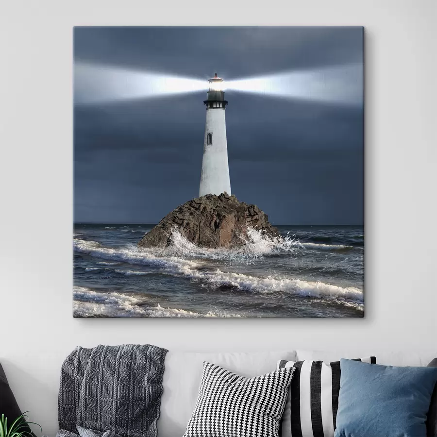 wall murals Water, lighthouse e sky s08187